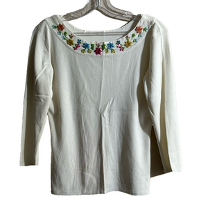 JOSEPH A Embroidered Blouse